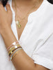 HEART CURB CHAIN BRACELET