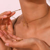 GOLD BUBBLE SINGLE LETTER CHARM