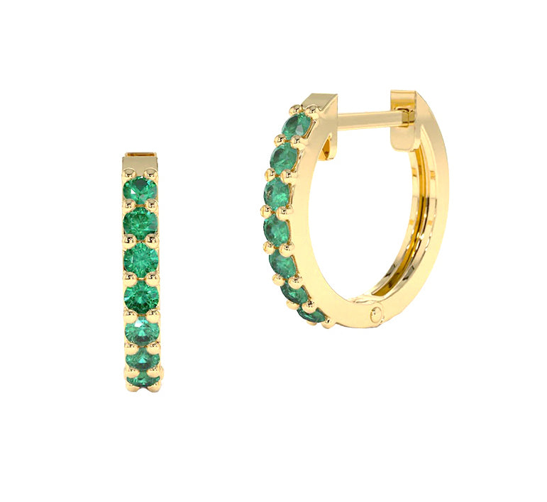 EMERALD XS HOOP EARRING