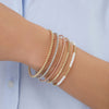 14K GOLD CUBE BRACELET