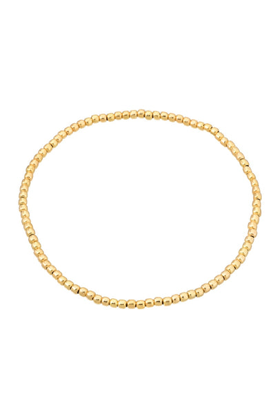 3MM GOLD STRETCH BRACELET