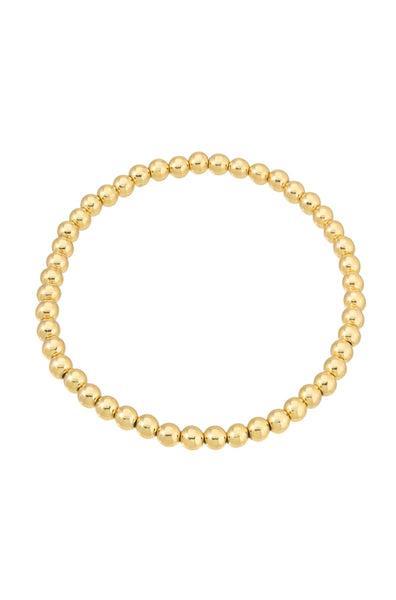 4MM GOLD STRETCH BRACELET