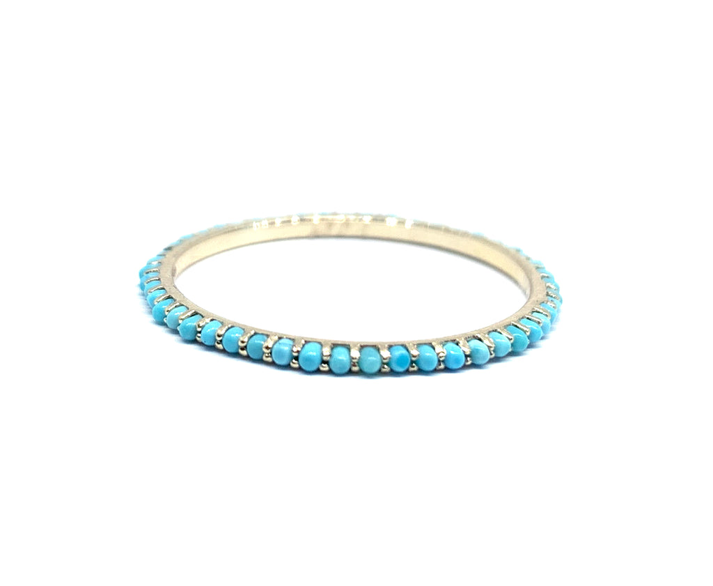 TURQUOISE FULL ETERNITY RING