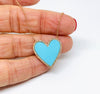 TURQUOISE HEART NECKLACE