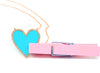 TURQUOISE HEART NECKLACE
