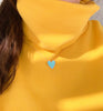 TURQUOISE HEART NECKLACE