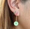 EMERALD XS HOOP EARRING