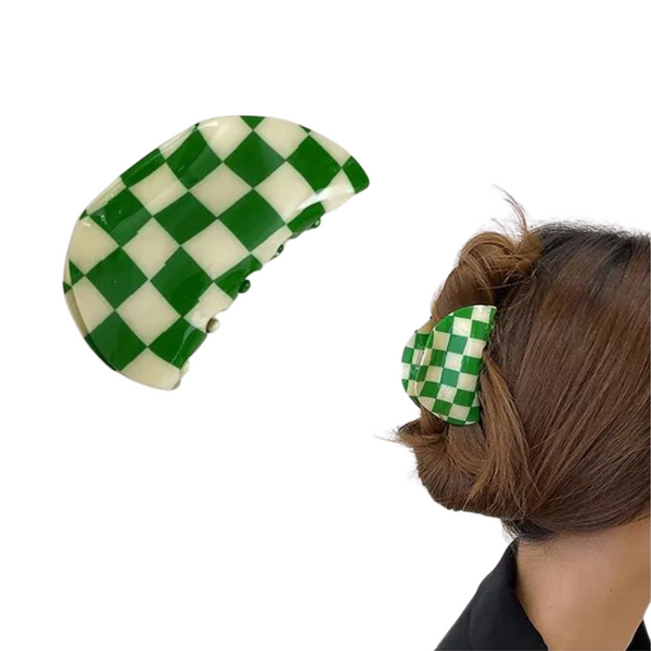 CHECKER HAIR CLAW