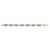 PAPERCLIP BRACELET WITH ONYX