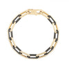 PAPERCLIP BRACELET WITH ONYX