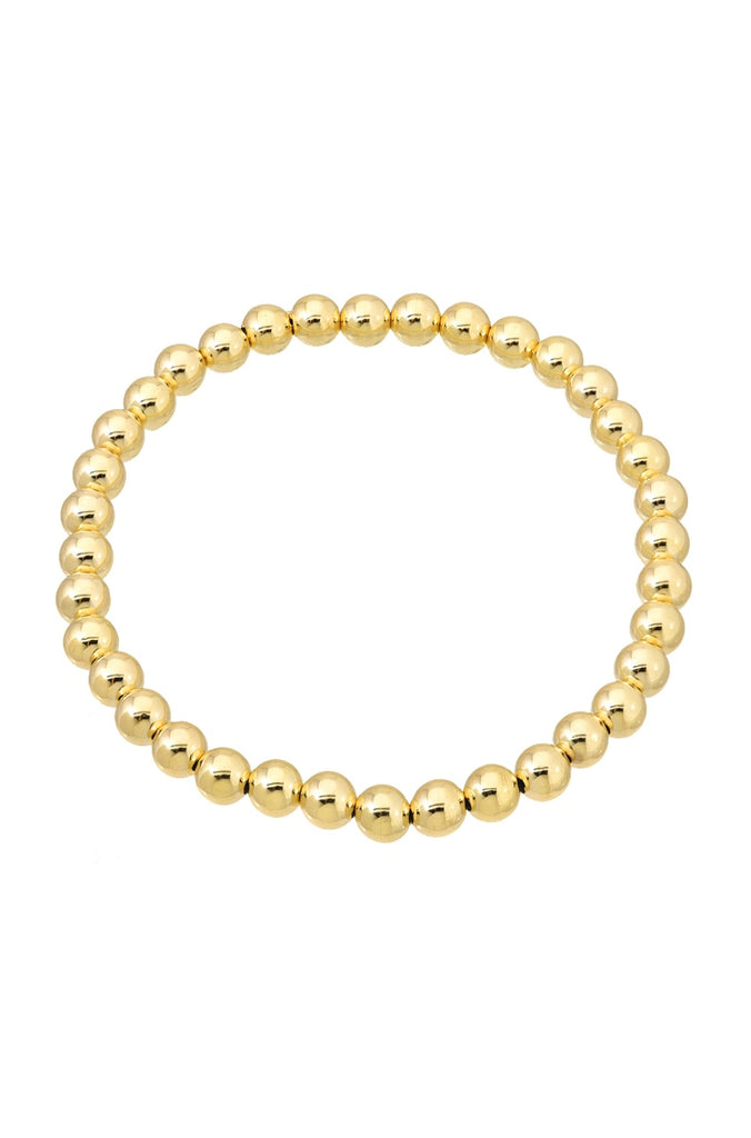 5MM GOLD BEADS BRACELET