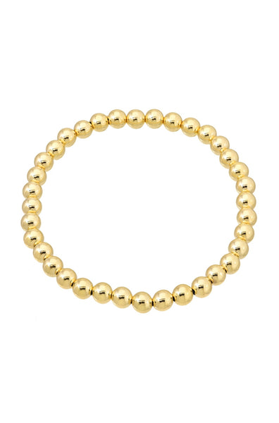 5MM GOLD BEADS BRACELET