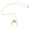 DUBLE HORN NECKLACE