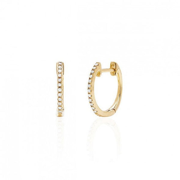 PAVE DIAMOND  HOPPS EARRING