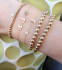 6MM GOLD BEADS BRACELET