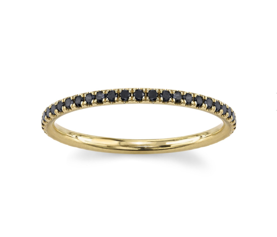 BLACK DIAMOND ETERNITY RING