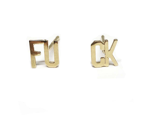 PERSONALIZED LETTER EARRING