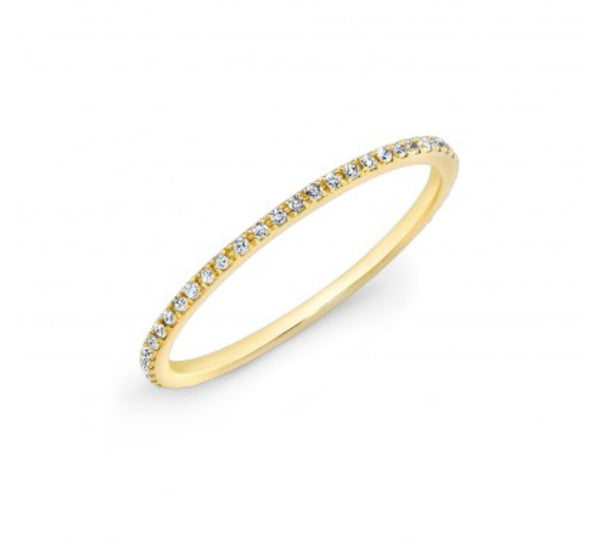MICROPAVE' DIAMOND ETERNITY RING