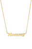 MOMMY 14K GOLD NECKLACE