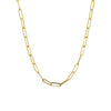 PAPERCLIP GOLD CHAIN NECKLACE