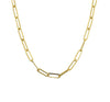 PAPERCLIP GOLD CHAIN NECKLACE