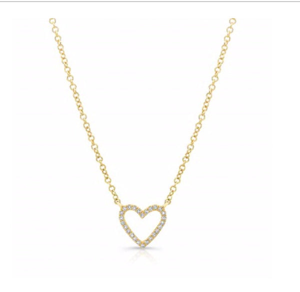 DIAMONDS HEART NECKLACE
