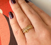 GOLD BEADED RING