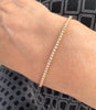 DIAMOND 14K GOLD TENNIS BRACELET